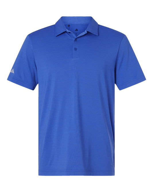 adidas Polos S / Bright Royal adidas - Men's Textured Stripe Polo