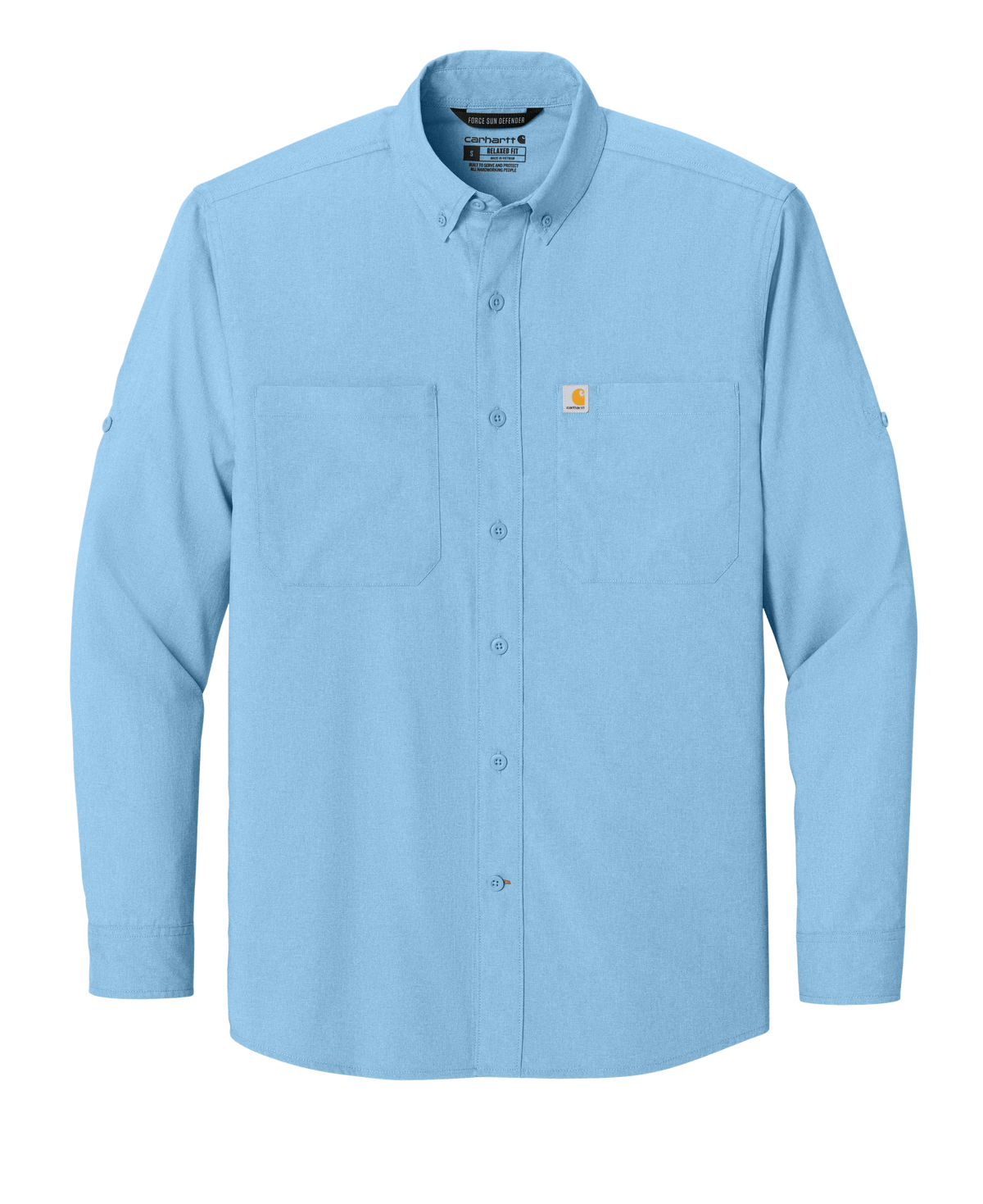 Carhartt Woven Shirts S / Fresh Water Blue Carhartt - Men's Sun Defender™ Long Sleeve Shirt