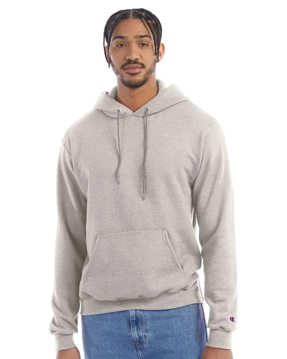 Champion - Powerblend® Hooded Heather Sweatshirt