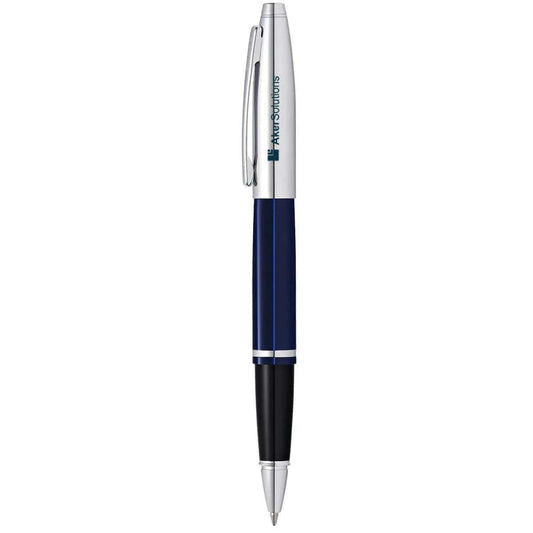 Cross Writing Instruments One Size / Blue Cross - Bailey Chrome & Blue Lacquer Rollerball Pen