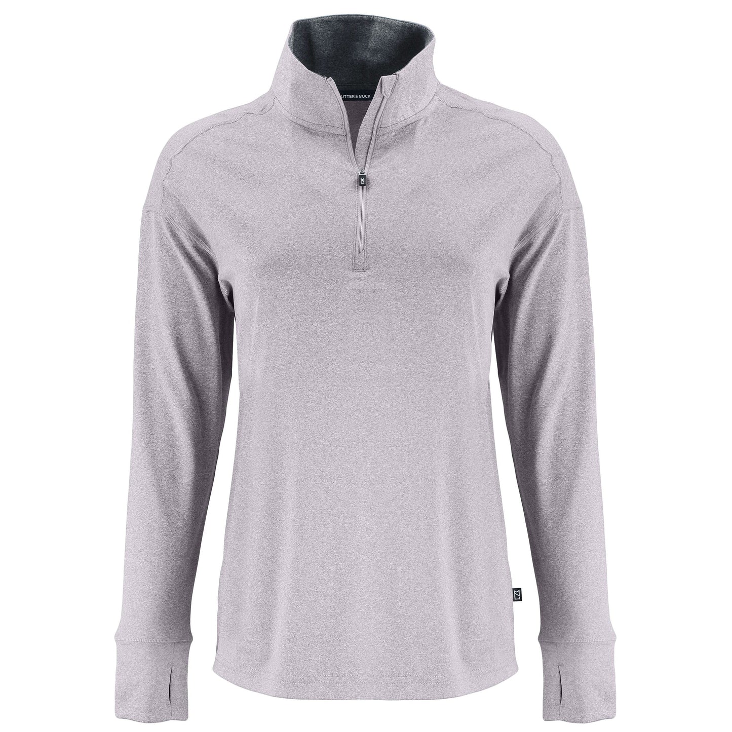 Cutter & Buck Layering XS / Polished Heather Cutter & Buck - Women's Forge Recycled Stretch 1/4-Zip Pullover
