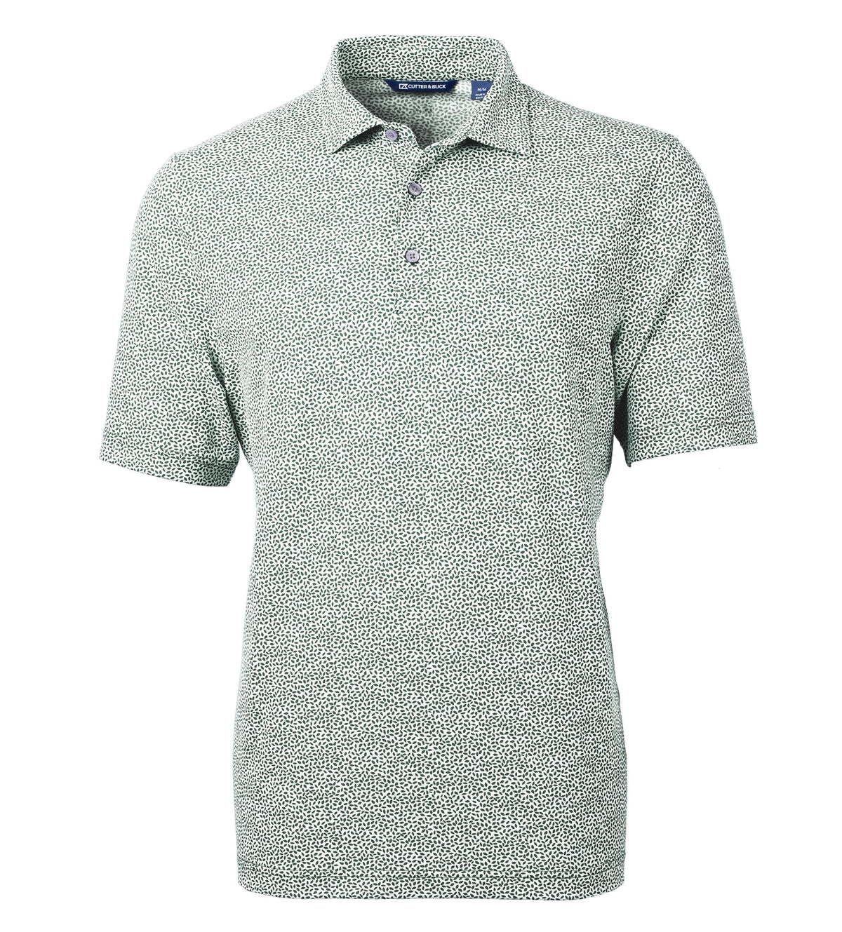 Cutter & Buck Polos S / Hunter Cutter & Buck - Men's Virtue Eco Pique Botanical Print Polo