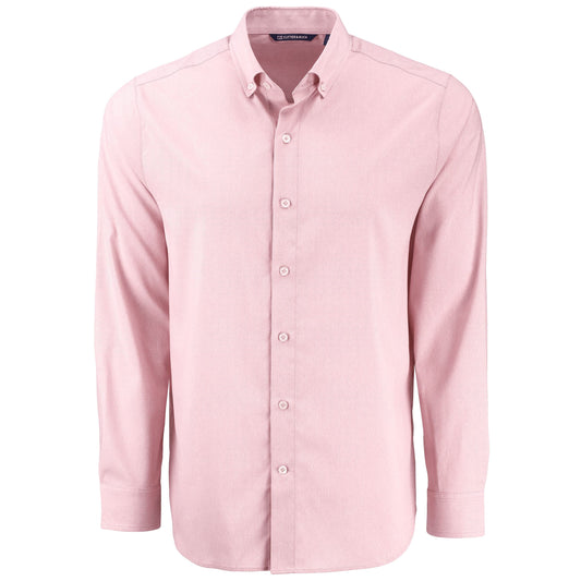 Cutter & Buck Woven Shirts S / Red Cutter & Buck - Men's Skyline End-on-End Recycled Dress Shirt
