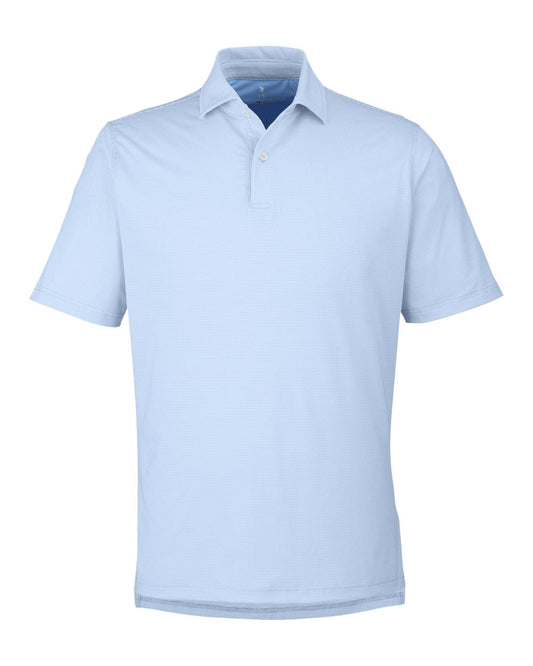 Fairway & Greene Polos S / Bluff Fairway & Greene - Men's USA Made Mini Stripe Tech Polo