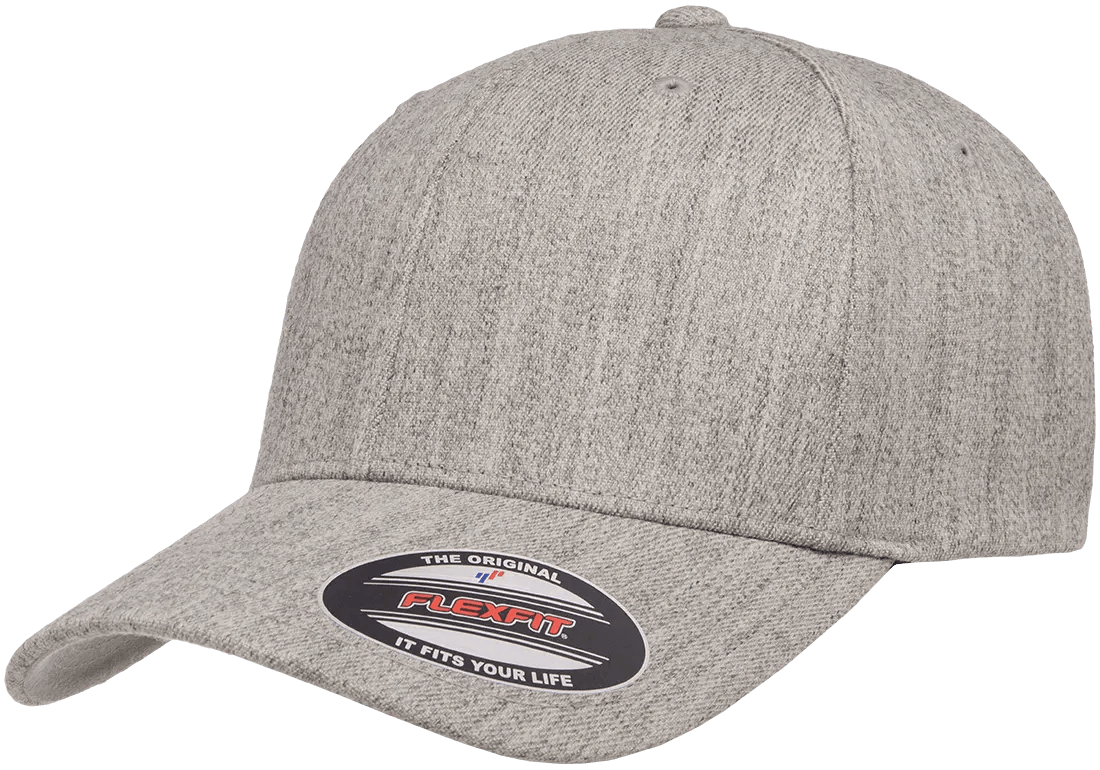 Flexfit Headwear S/M / Heather Grey Flexfit - Premium Wool Blend Cap