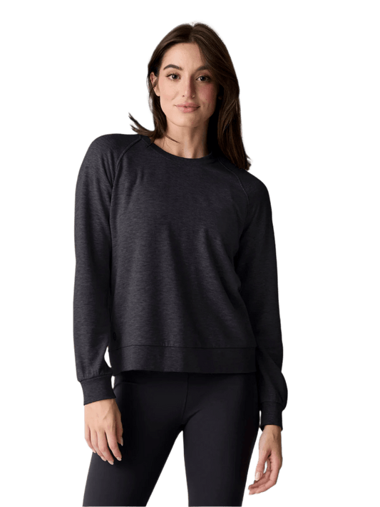 Free Fly Sweatshirts XS / Heather Black Free Fly - Women's Bamboo Lightweight Fleece Crew