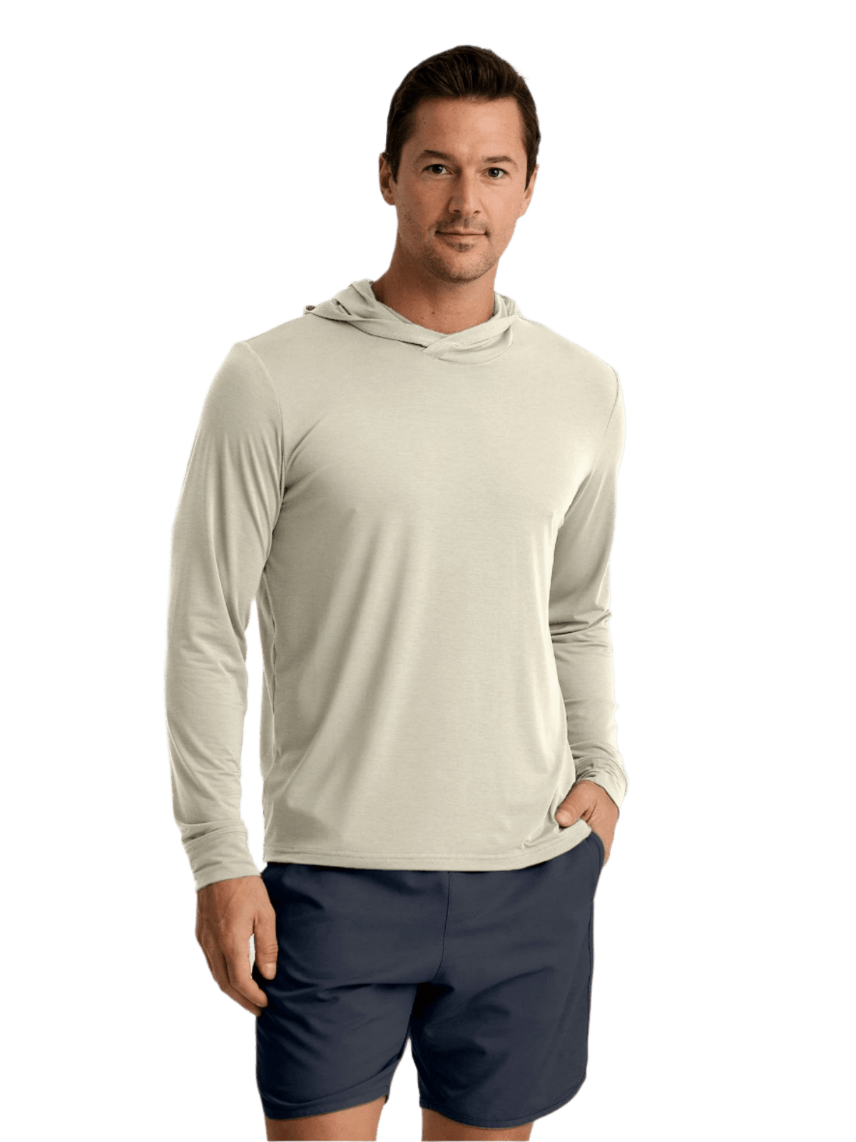 Free Fly T-Shirts S / Heather Birch Free Fly - Men's Elevate Lightweight Hoodie