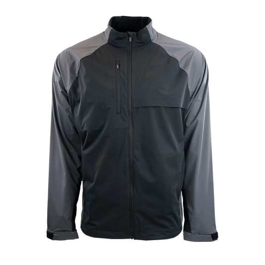 Greg Norman Outerwear S / Black Greg Norman - Mens Weatherknit Full Zip Jacket
