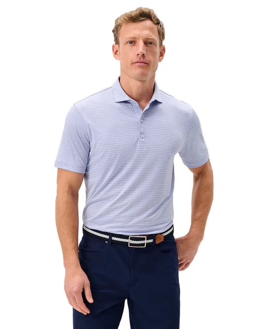 Johnnie-O Polos Johnnie-O - Michael Stripe Performance Jersey Polo