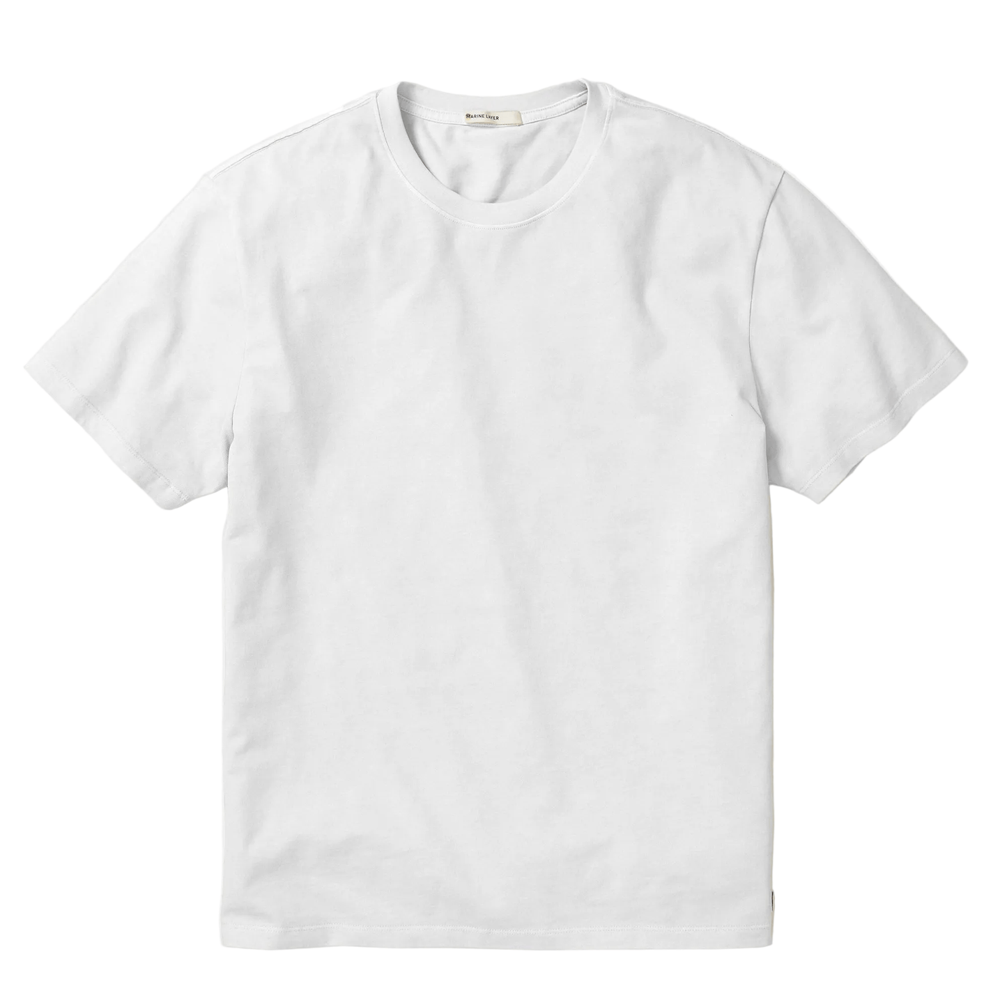 Marine Layer T-Shirts Bright White / XS Marine Layer - Men's Cloud 9 Sueded Jersey Tee