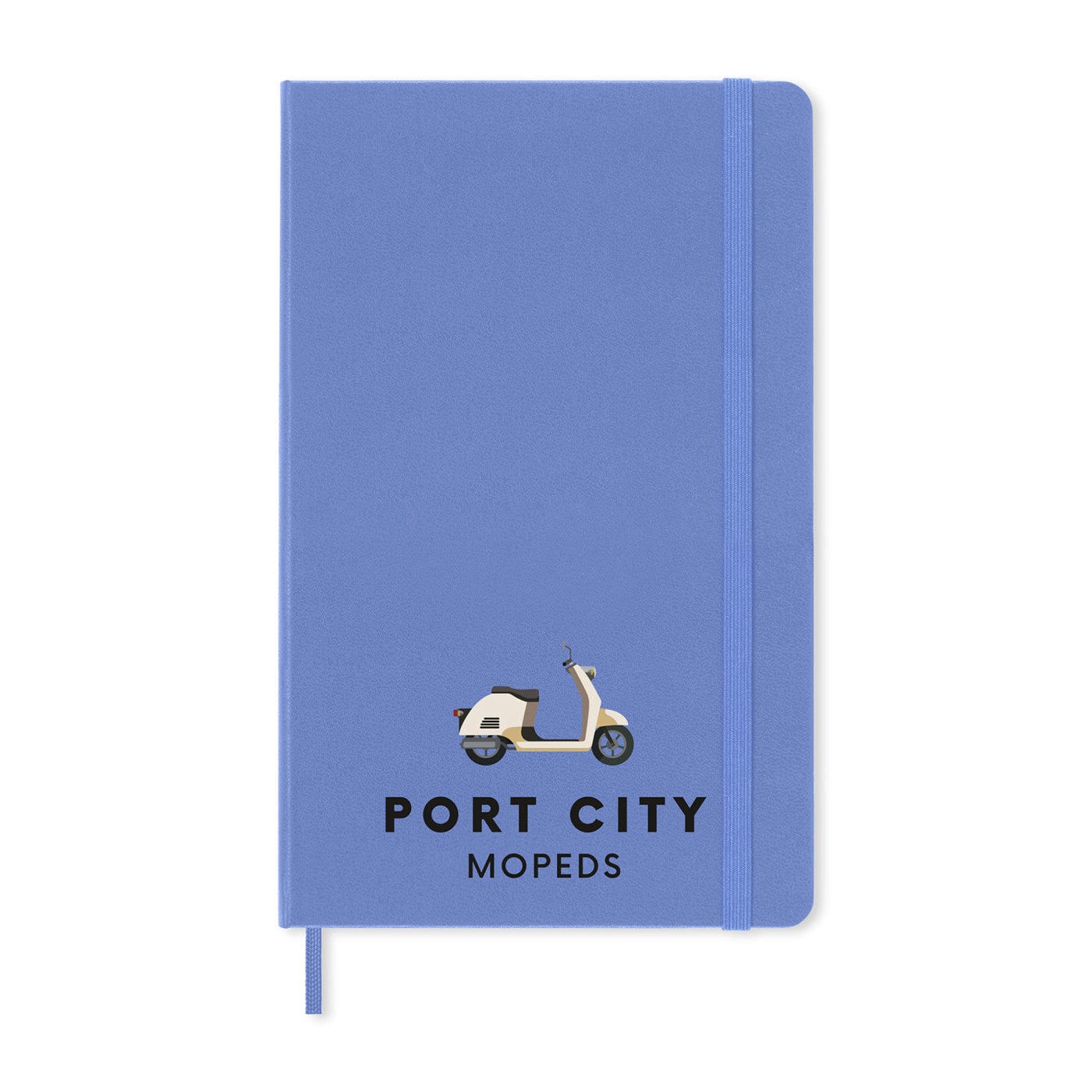 Moleskine Accessories One Size / Hydrangea Blue Moleskine - Hard Cover Ruled Large Notebook (5" x 8.25")