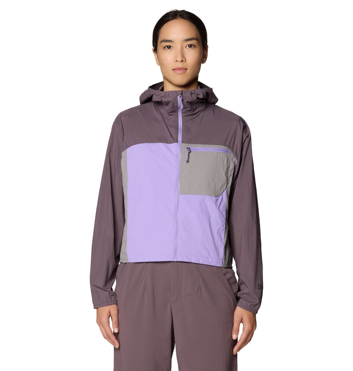 Mountain Hardwear Outerwear XS / Purple Sage/Harbor Violet/Approaching Mountain Hardwear - Women's Wind Veil™ Hooded Jacket