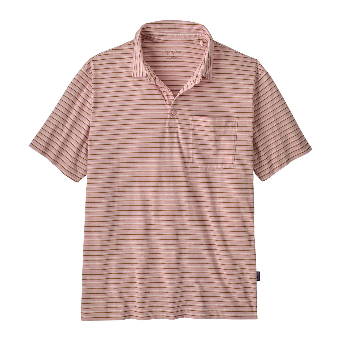Patagonia Polos XS / Fallen Stripe: Fuzzy Mauve Patagonia - Men's Daily Polo