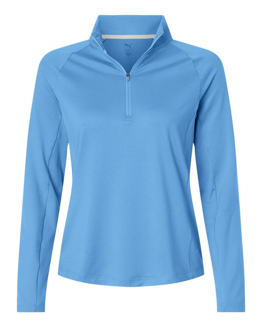 Puma Golf Layering S / Team Light Blue Puma - Women's Pure 2.0 Quarter-Zip