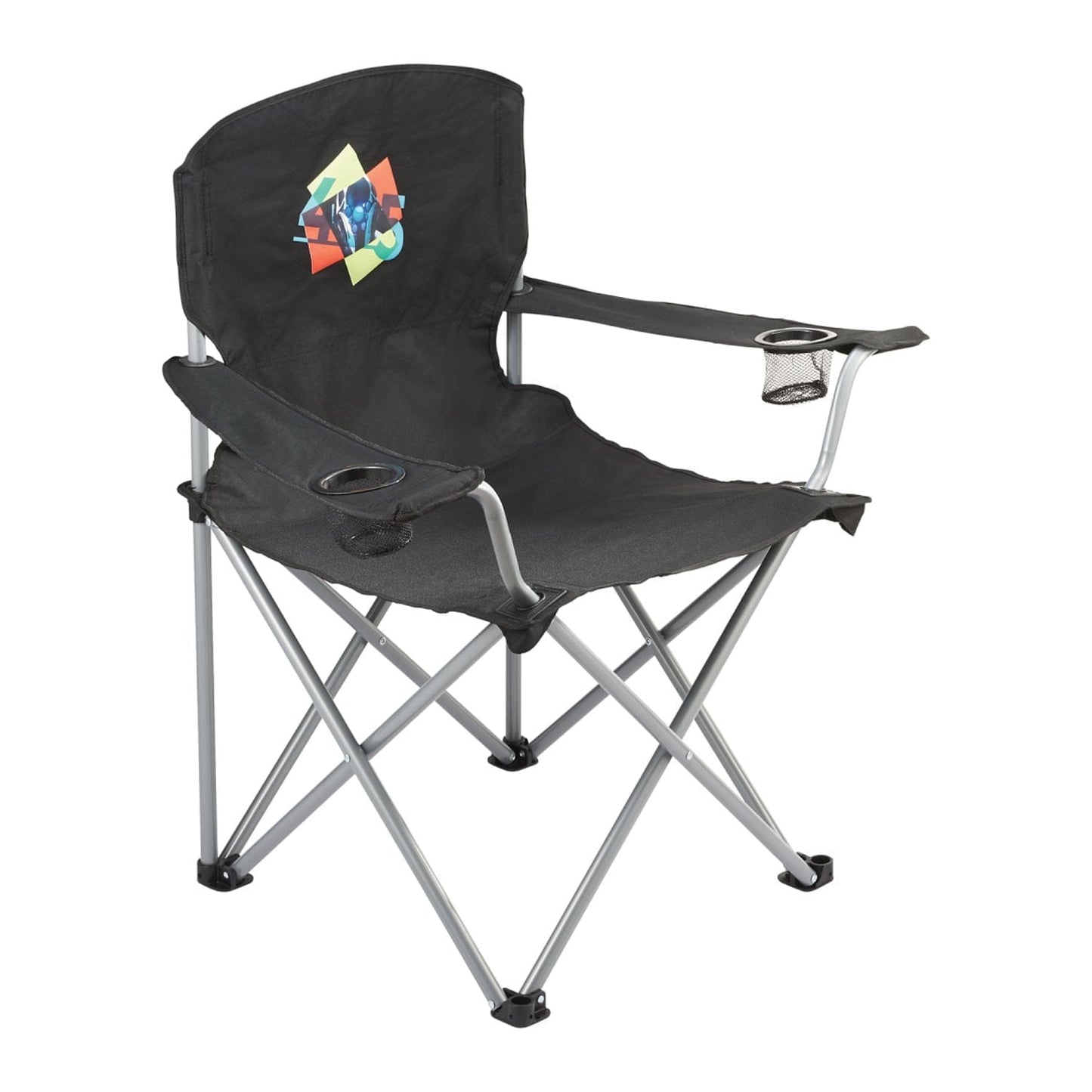 Threadfellows Curated Collection Accessories One Size / Black Oversized Folding Chair (500lb Capacity)