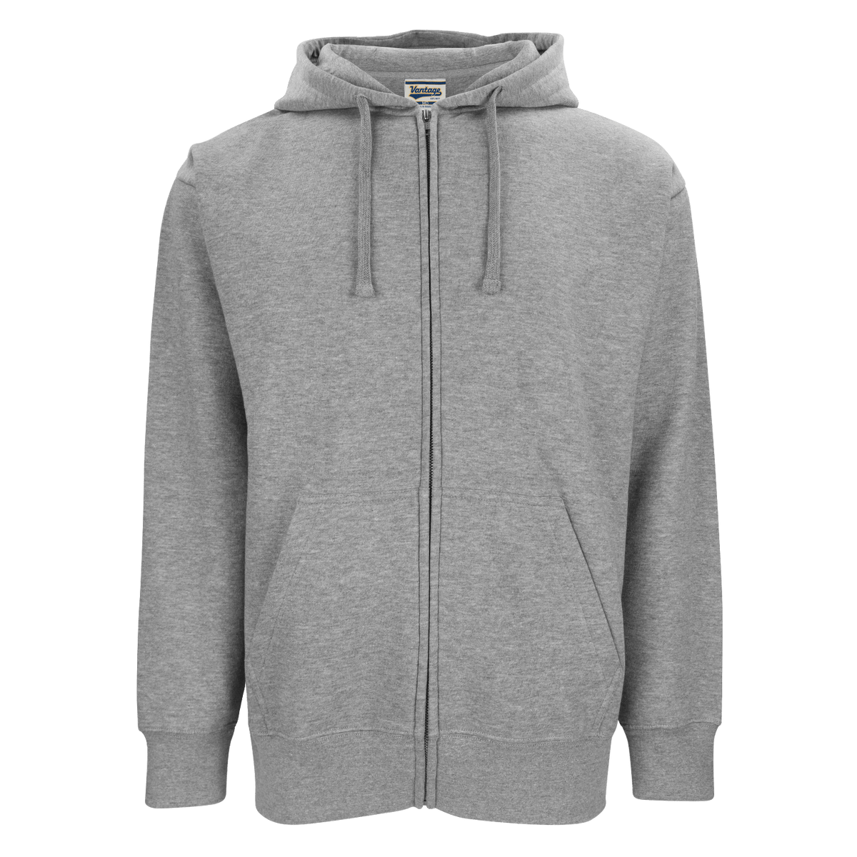 Threadfellows Curated Collection Sweatshirts XS / Grey Heather Ultra Soft Fleece Full-Zip Hoodie