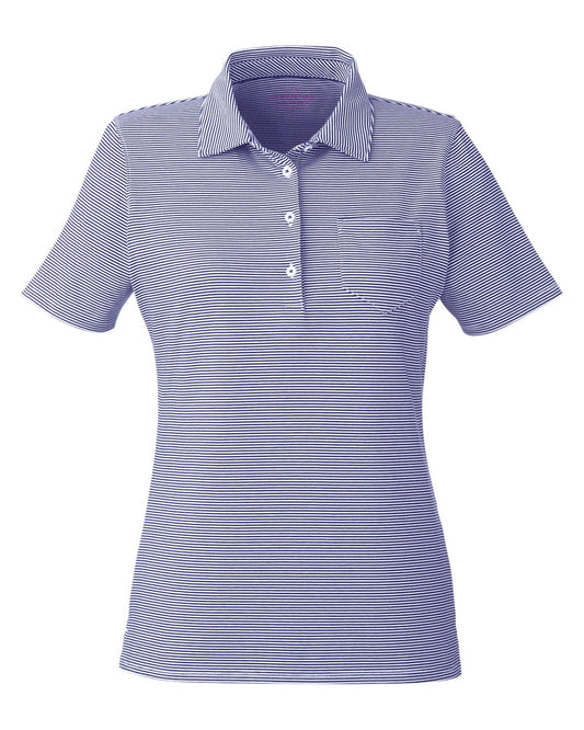 Vineyard Vines Polos XS / Deep Bay/White Cap Vineyard Vines - Women's Fanshell Polo