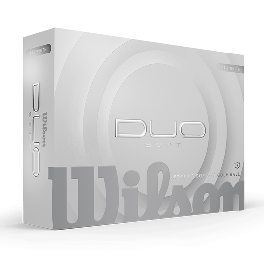 Wilson Golf Balls One Dozen / White Wilson - Custom Duo Soft White Box Dozen