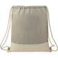 Split Recycled Cotton Drawstring Bag