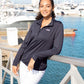 6-piece Minimum Required for all Vineyard Vines Styles Layering Vineyard Vines - Women's Microstripe Sankaty Half-Zip Pullover