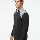 adidas Layering adidas - Men's Textured Mixed Media Quarter-Zip Pullover