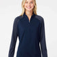 adidas Layering adidas - Women's Stripe Block Quarter-Zip Pullover