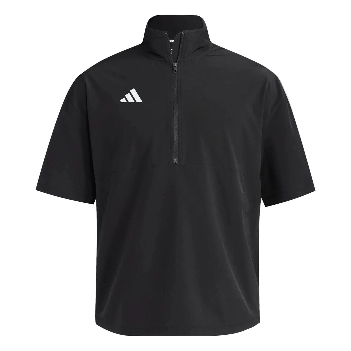 adidas Layering S / Black adidas - Men's Short Sleeve Quarter-Zip Pullover