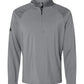 adidas Layering S / Grey Three adidas - Men's Shoulder Stripe Quarter-Zip Pullover
