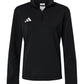 adidas Layering XS / Black/White adidas - Women's 3-Stripes Quarter-Zip Pullover