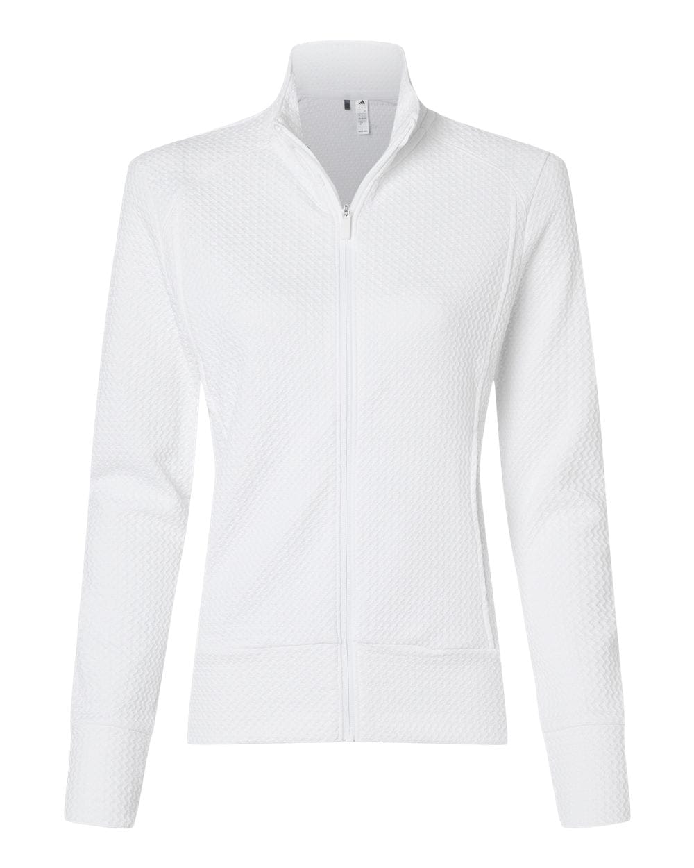 adidas Layering XS / White adidas - Women's Ultimate Textured Full-Zip Jacket