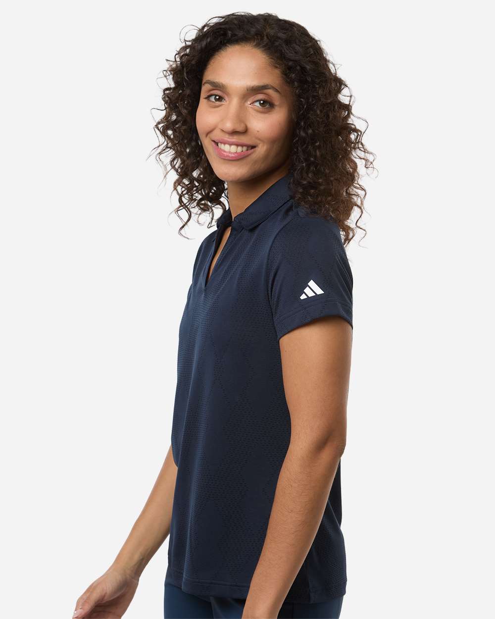 adidas - Women's Textured Jacquard Polo