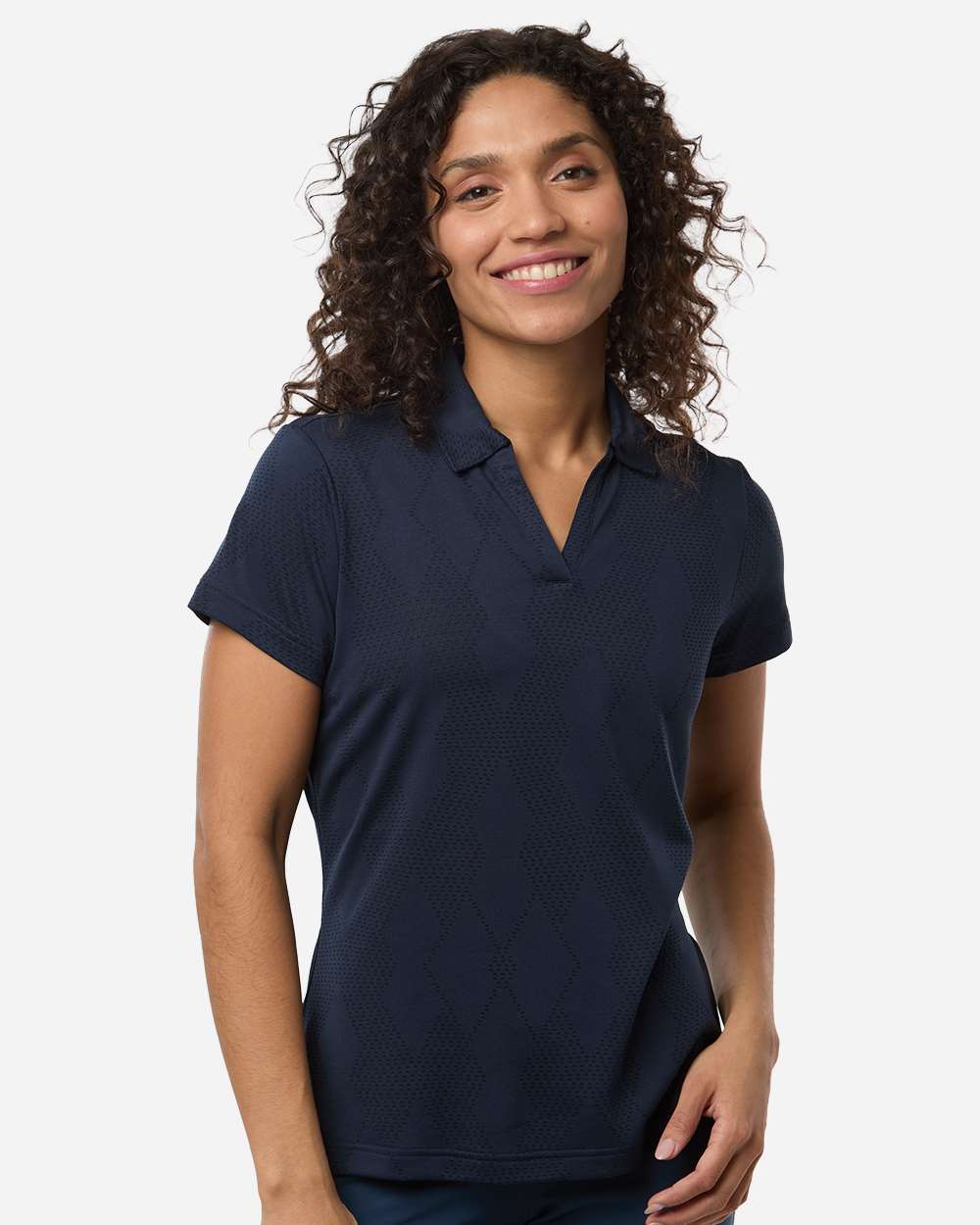 adidas - Women's Textured Jacquard Polo