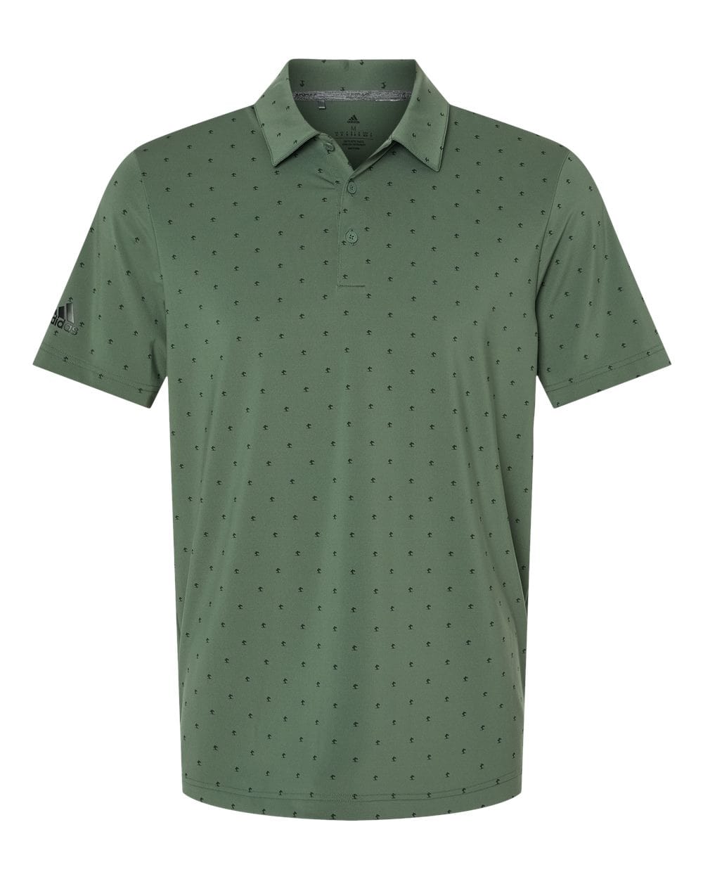 adidas Polos S / Green Oxide/Black adidas - Men's Pine Tree Polo