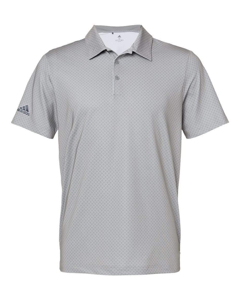 Adidas Polos S / Grey Three/Team Royal/Navy adidas - Men's Diamond Dot Print Sport Shirt
