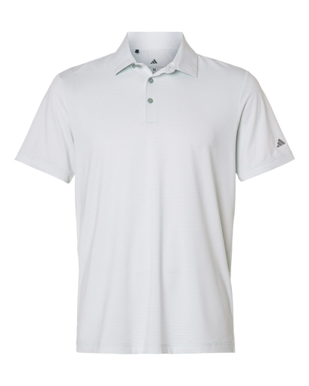 adidas Polos S / White/Wonder Sage adidas - Men's Ultimate365 Pencil Stripe Climacool Polo