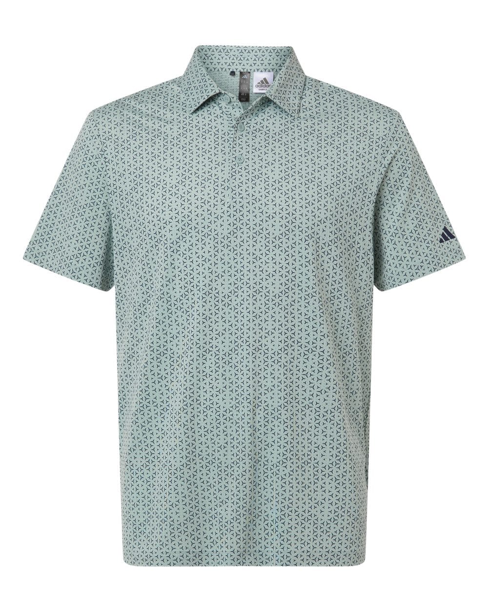 adidas Polos S / Wonder Sage/Collegiate Navy adidas - Men's Ultimate365 Mesh Tango Print Climacool Polo