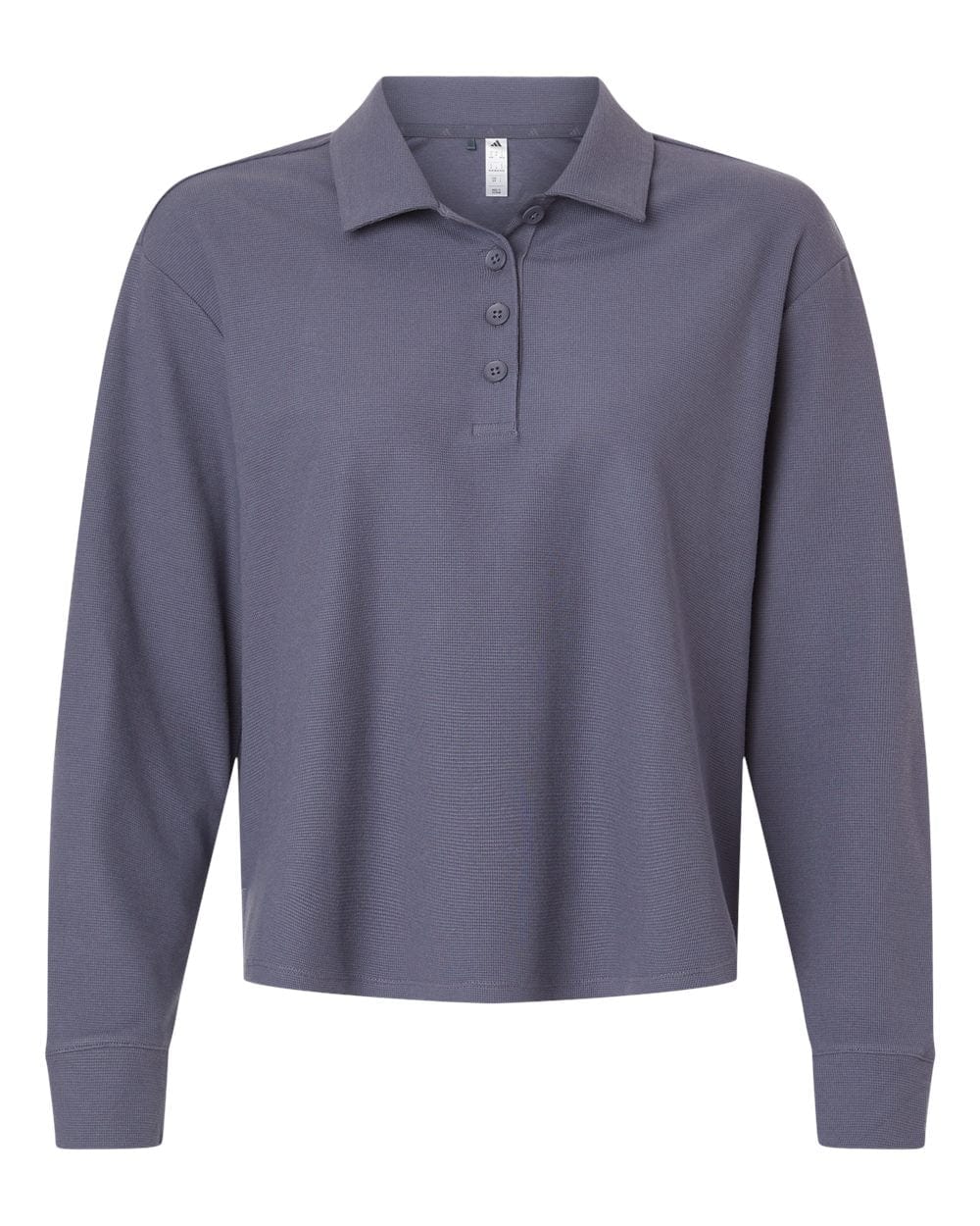 adidas Polos XS / Preloved Violet adidas - Women's Beyond Long Sleeve Loose Polo