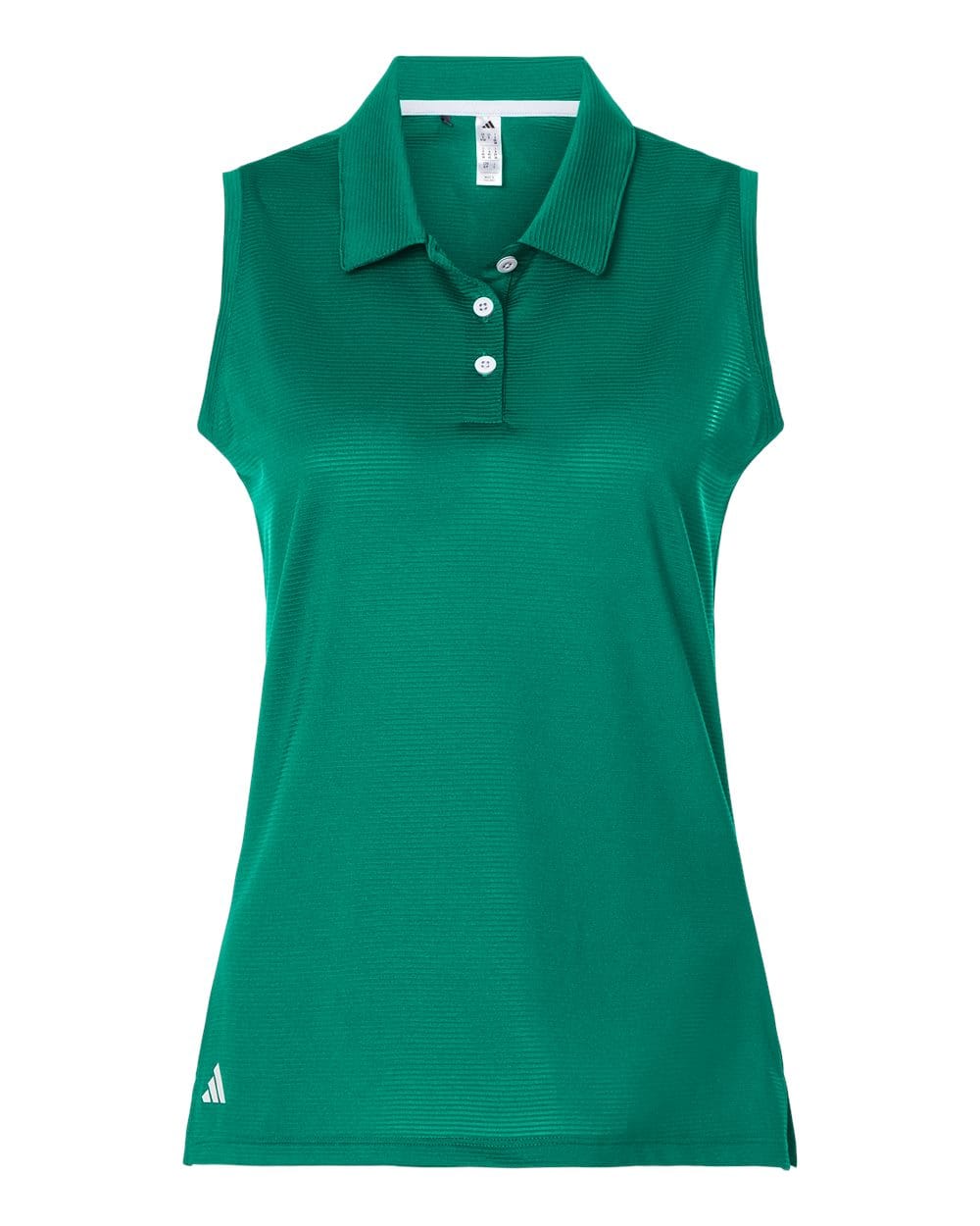 adidas Polos XS / Pure Teal adidas - Women's Ottoman Sleeveless Polo