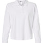 adidas Polos XS / White adidas - Women's Beyond Long Sleeve Loose Polo