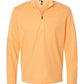 adidas Sweaters S / Acid Orange Melange adidas - Men's Shoulder Stripe Quarter-Zip Pullover
