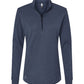 adidas Sweaters adidas - Women's Shoulder Stripe Quarter-Zip Pullover Sweater