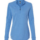 adidas Sweaters adidas - Women's Shoulder Stripe Quarter-Zip Pullover Sweater