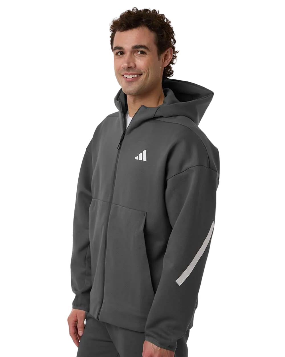 adidas Sweatshirts adidas - Men's Z.N.E Full-Zip Hooded Sweatshirt