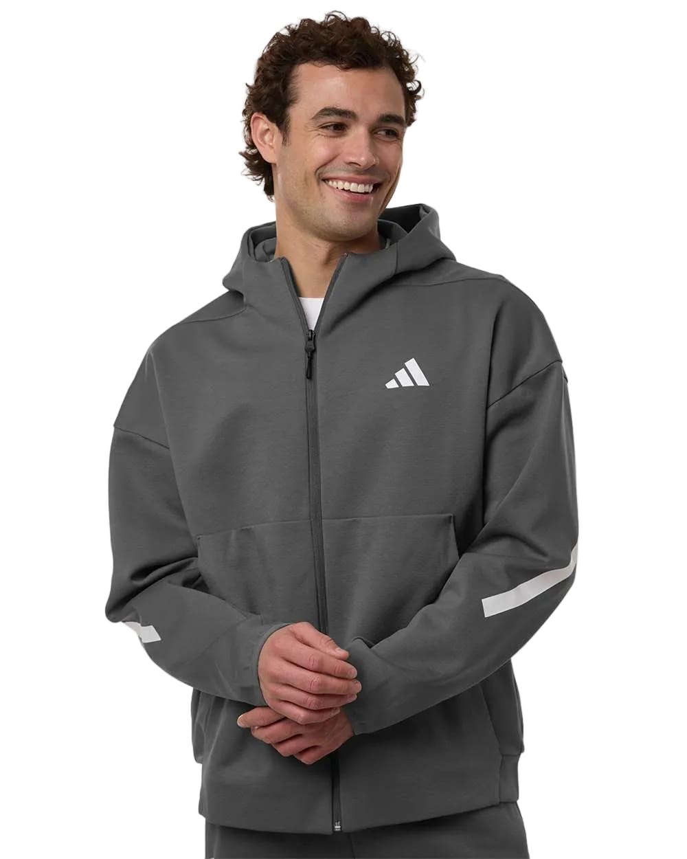 adidas Sweatshirts adidas - Men's Z.N.E Full-Zip Hooded Sweatshirt