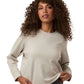 adidas Sweatshirts adidas - Women's Beyond Side-Snap Crewneck Sweatshirt