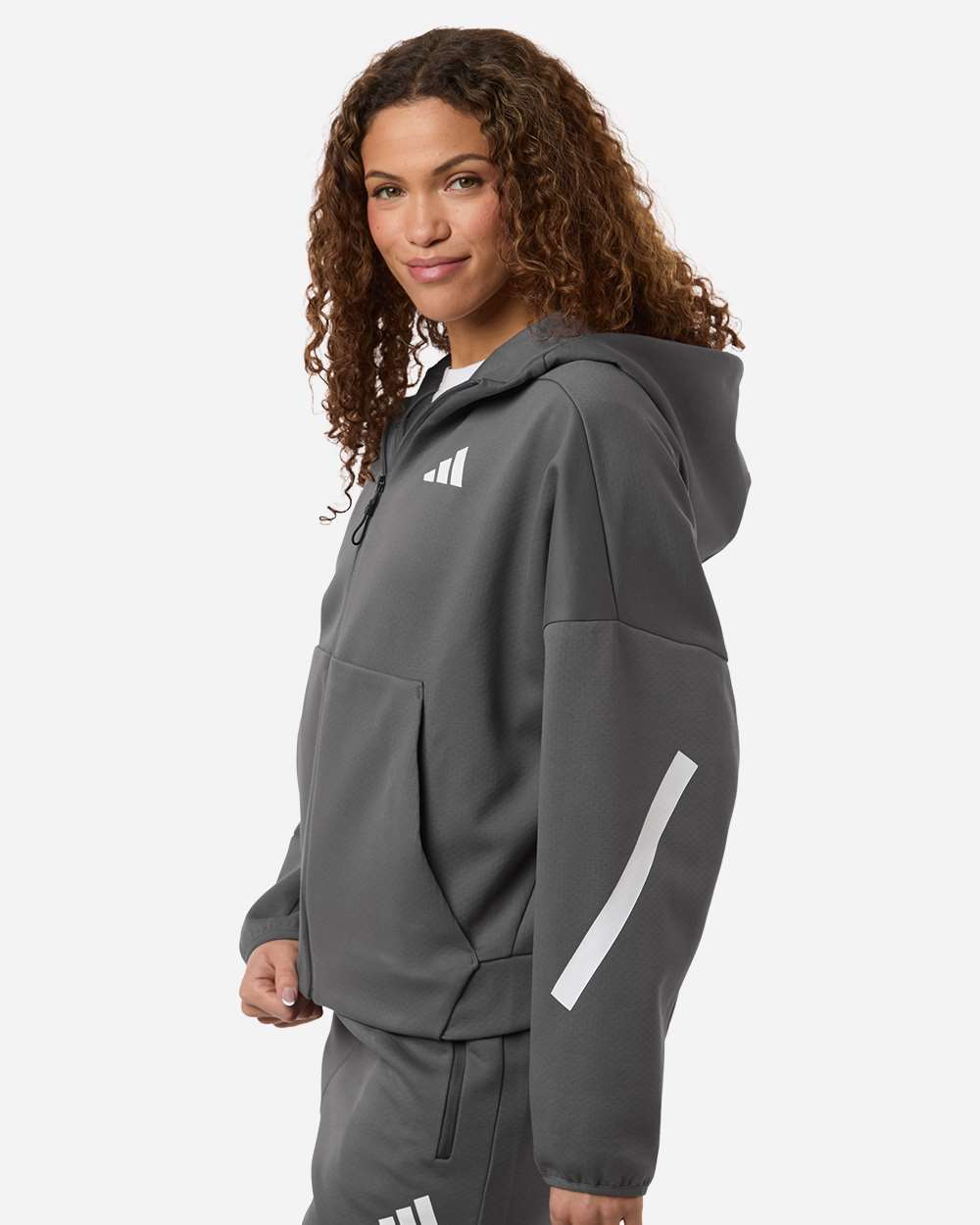adidas Sweatshirts adidas - Women's Z.N.E Full-Zip Hooded Sweatshirt