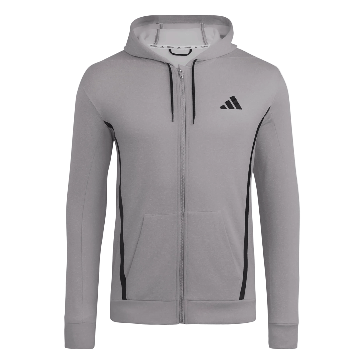 adidas Sweatshirts S / Team Grey Four adidas - Men's Game&Go Full-Zip Hooded Sweatshirt
