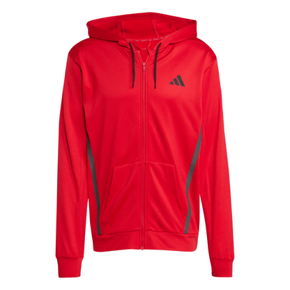 adidas Sweatshirts S / Team Power Red adidas - Men's Game&Go Full-Zip Hooded Sweatshirt