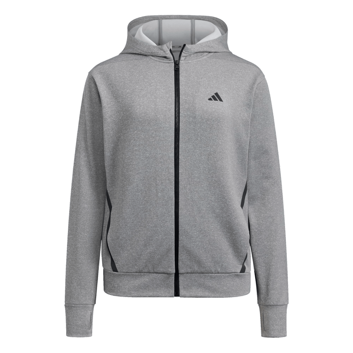 adidas Sweatshirts XS / Medium Grey Heather adidas - Women's Game&Go Full-Zip Hooded Sweatshirt