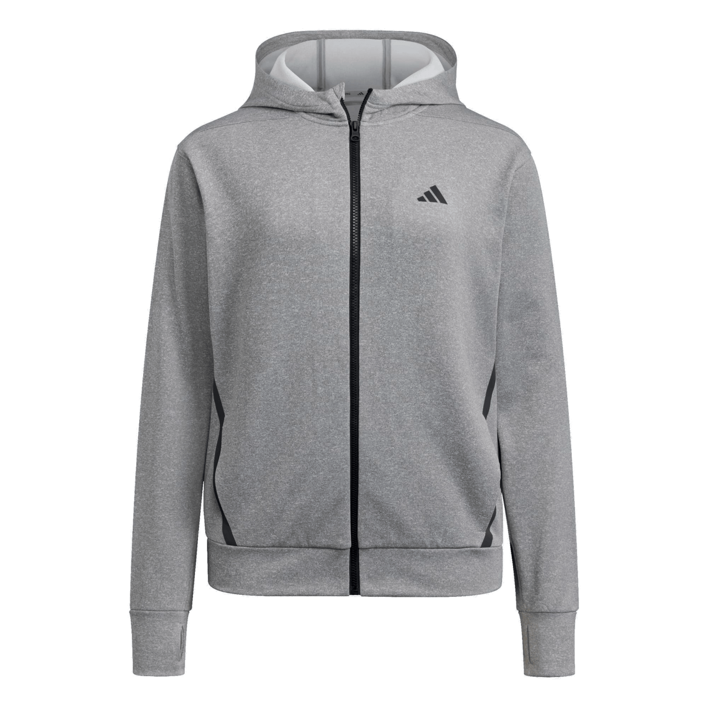 adidas Sweatshirts XS / Medium Grey Heather adidas - Women's Game&Go Full-Zip Hooded Sweatshirt